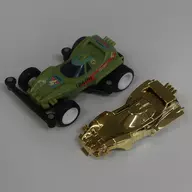 ダッシュ4号・弾丸 キャノンボール(ライトグリーン/ゴールドメッキ) 「サントリーコーヒーボス ミニ四駆 プルバックカーキャンペーン」 キャンペーン品