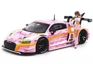 1/64 Audi R8 LMS Eva-RT Normal Practice Type (Vile Custom) 8 Unit, X Works, Makinami & Mari Figure Set "Rebuild of Evangelion" [853685]