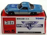 1/60 Mazda Cosmo Sports (azul claro x gris) "Tokusei Tomica No. 5"