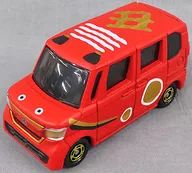 1/58 ホンダ N BOX 丑 家内安全(レッド×ゴールド) 「万福トミカ」