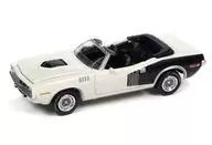 1/64 1971 Plymouth Couda convertible (blanco de nieve x negro) [JLSP153A]