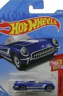 1/64 '55 CORVETTE (azul x branco) "Hot Wheels THEN E NOW" [FKB19-D7C3]