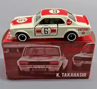 1/62 SKYLINE H-T 2000GT-R RACING KPGC10 PMC-S#6(白色×紅色/日製)"TOMICA>指猴ADCOMPANY特別定製