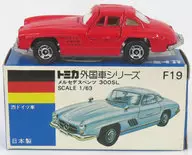 1/63 Mercedes Benz 300 sl (rojo/azul/fabricado en Japón) "Tomica Foreign Vehicle Series F19"