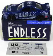 1/60 NISSAN SKYLINE GT-R R33 1996 SUPER N1 OPENING & FINAL ROUNDS WINNER ENDLESS #13 (Blue/Made in Japan) "TOMICA" GULLIVER Special order