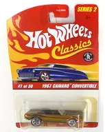 1/64 1967 CAMARO CONVERTIBLE (oro x negro) "Hot Wheels Classics Series2" [J2763]