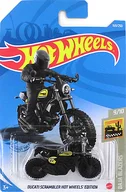 1/64 DUCATI SCRAMBLER HOT WHEELS EDITION (preto x amarelo) "Hot Wheels BAJA BLAZERS" [GRX24-M7C5]