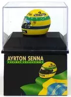 1/8 Helmet 1985 NACIONAL (amarelo x verde) "AYLTON SENNA HELMET COLLECTION" [540380512]