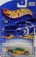 1/64 OPEN ROAD-STER (amarillo x verde claro) "Hot Wheels 2002 FIRST EDITIONS" [52906 a 0910]