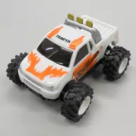 Twin Detonator (White x Orange) "Tamiya RC Car Miniature Pullback Car Collection" 2008 Coffee Boss Campaign products