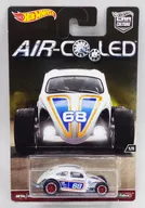 1/64CUSTOM VOLKSWAGEN BEETLE BFGOODRICH#68(白色×蓝色)"Hot Wheels AIR-COOLED>[DWH73]