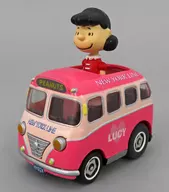 CHORO Q Lucy Bus (Pink) "CHORO Q Snoopy Collection"