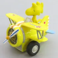CHORO Q Woodstock Airplane 2 (Yellow) "CHORO Q Snoopy Collection"