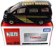 1/65 Toyota Alphard (negro x oro / fabricado en China) "Tomica Event Model No. 26"