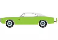 1/64 1970 Dodge Charger HEMI R/T Lot #777 - Sublime Green with White Roof and White Trunk Stripe 「Barrett-Jackson Scottsdale Edition Series 10」 [37260]