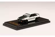 1/64 トヨタ カローラ レビン 2ドア AE86 カーボンボンネット(ホワイト×ブラック) [HJ641035CWK]