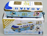 Disney Resort Line 20 Time to Shine! (White × Light Blue × Gold) "Tomica Disney Vehicle Collection" Limited to Tokio Disney Resort