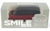 Suzuki New Wagon R Smile (phoenix Red Pearl x Black) Display Model for Color Samples (Pull Back Car) Dealer Specially Made