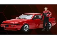 1/64三菱・Stallion(紅色)&Driver公仔SET
