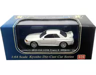 1/64 NISSAN SKYLINE GT-R V-spec II BNR32 1994 (blanco) "DIE-CAST CAR SERIES"