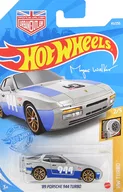 1/64 '89 PORSCHE 944 TURBO (prata x azul) "Hot Wheels HW TURBO No. 2" [GRR56]