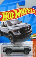1/64 2020 RAM 1500 REBEL (cinza x preto) "Hot Wheels HW HOT TRACKS" [VHC 97-M7C5]