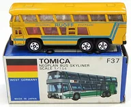 1/154 ネオプランバス スカイライナー RUOFF(イエロー/青箱/日本製) 「トミカ 外国車シリーズ F37」