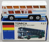 1/154 Neoplan Bus Skyliner Paris Vision (White x Blue / Blue Box / Made in Japan) "Tomica Foreign Car Series F37" World Two-Floor Bus Fair