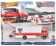 1/64 Transporter : Sakura Sprinter Loaded vehicle : Lancaster Stratos Group 5 "Hot Wheels Team Transport" [HCR37]