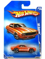 1/64 69 CAMARO (laranja x branco) "Hot Wheels MUSCLE MANIA" [P. 2397 - 0719]