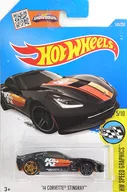 1/64 14 CORVETTE STINGRAY(ブラック×オレンジ×イエロー) 「Hot Wheels HW SPEED GRAPHICS」 [DHR76-D7B3]