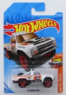 1/64'87 DODGE D100 Mopar #316 (Branco, Vermelho e Preto) "Hot Wheels HW HOT TRUCKS" [FJV65-D7C3]