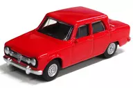 1/100 Alfa Romeo Giulia T.I. 1962 (red) "Kirin Fire freshly-ground fine sugar 190g Alfa Romeo mini car collection" limited to Circle K Sunkus