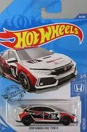 1/64 2018HONDA CIVIC TYPE R#18(白色×红色×黑色)"Hot Wheels HONDA>[GHF50-D7C5]