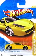 1/64 FERRARI 458 ITALIA (amarillo) "Hot Wheels 2010 HW PREMIERE" [R0954-A7A0]