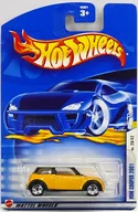 1/64 MINI COOPER 2001 (amarillo x blanco) "Hot Wheels" [52921 a 0814]