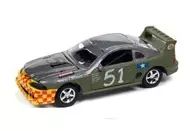 1/64 1990 Ford Mustang Racer Lemon 24 horas #51 (verde escuro x cinza) "Johnny Lightning Street Freaks" [JLSP295B]