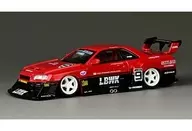 1/64 Nissan スカイライン ER34 LBWK スーパーシルエット #9 [CM64-ER34-02]