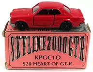 1/62 SKYLINE 2000 GT-R KPGC 10S20 HEART OF GT-R (Red / Made in Japan) "Tomica" Mini-Car Shop Iino Special Order