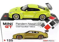 1/64 Pandem Nissan GT-R R35 GT Wing 右ハンドル(コスモポリタンイエロー) 「MINI GTシリーズ No.125」 [MGT00125-R]