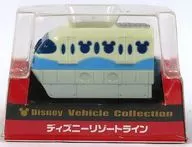 CHORO Q Disney Resort Line (white x gray) "Disney Vehicle Collection" Tokyo Disney Resort limited