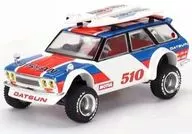 1/64 Datsun KAIDO 510 Wagon Kaido GT Surf Safari RS Right Hand Drive (Blue x Red x White) "Mini GT Series" [KHMG044]