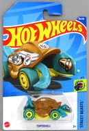 1/64 TURTOSHELL (marrom x verde x amarelo) "Hot Wheels STREET BEASTS" [HCX05-M7C5]