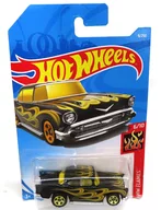 1/64' 57 chevy (Black x Yellow) "Hot Wheels HW FLAMES" [FYF17-D7C3]