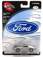 1/64 67 MUSTANG (prata x preto) "100% Hot Wheels ford SERIES" [56590-0910]