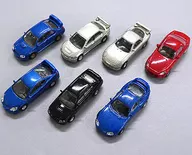 Conjunto de 7 tipos "Super Real Mini-Car Collection" Boss Black Limited Campaign