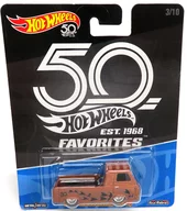 1/64' 60s Ford Ecoline Pickup (brown x black) "Hot Wheels Favorites" [FLF40]