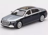 1/64 メルセデス マイバッハ S680 右ハンドル(シーラスシルバー×ノーティカルブルーメタリック) 「ミニGTシリーズ」 [MGT00516-R]