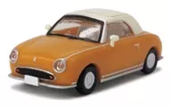 1/64 Nissan Figaro (Orange) "Hobby Gacha Nissan Figaro Curable Minicar Part. 2"