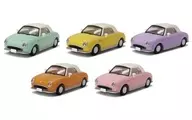 Conjunto de 5 tipos "Hobby Gacha Nissan Figaro Coleable Minicar Parte 2"